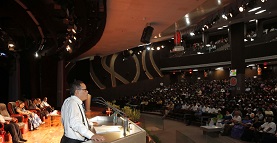 The Governor of Arunachal Pradesh Shri JP Rajkhowa  addressing in the inaugural function of International Symposium on Herbal Sweetener, �Sweet Revolution-Stevia, a Boon to Diabetics� organised by the Lovely Professional University, Phagwara, Punjab in collaboration with Industry Green Valley Stevia, Banga, in its University Campus on 21st April 2016